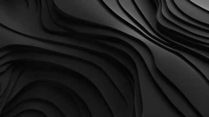 Obraz premium Deconstructed Dimensions: Black Abstract Lines Wallpaper Design