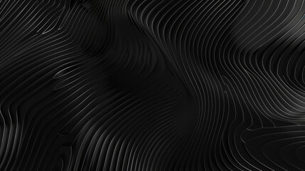 Fractured Form: Black Abstract Lines Wallpaper