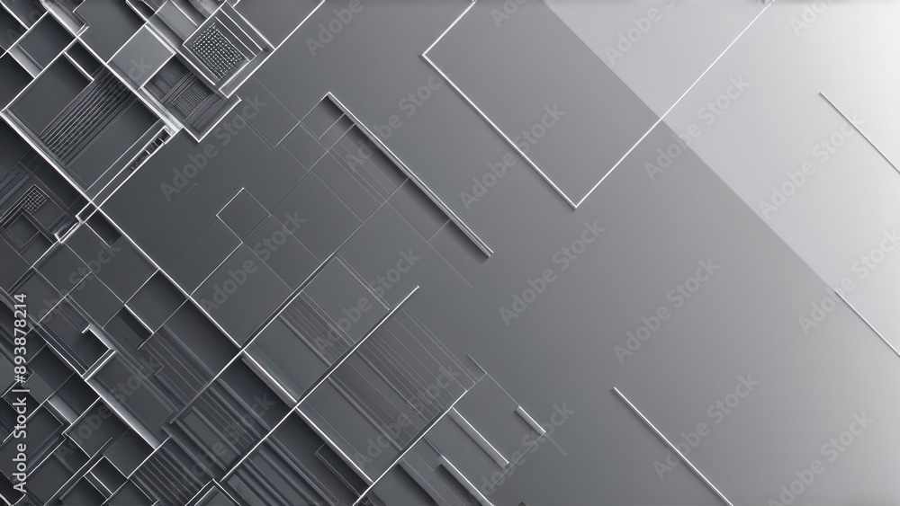 Poster gray and white diagonal line architecture geometry tech abstract subtle background