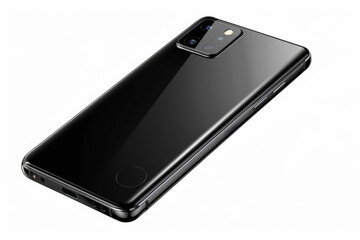 Sleek Modern Smartphone with Glossy Black Finish