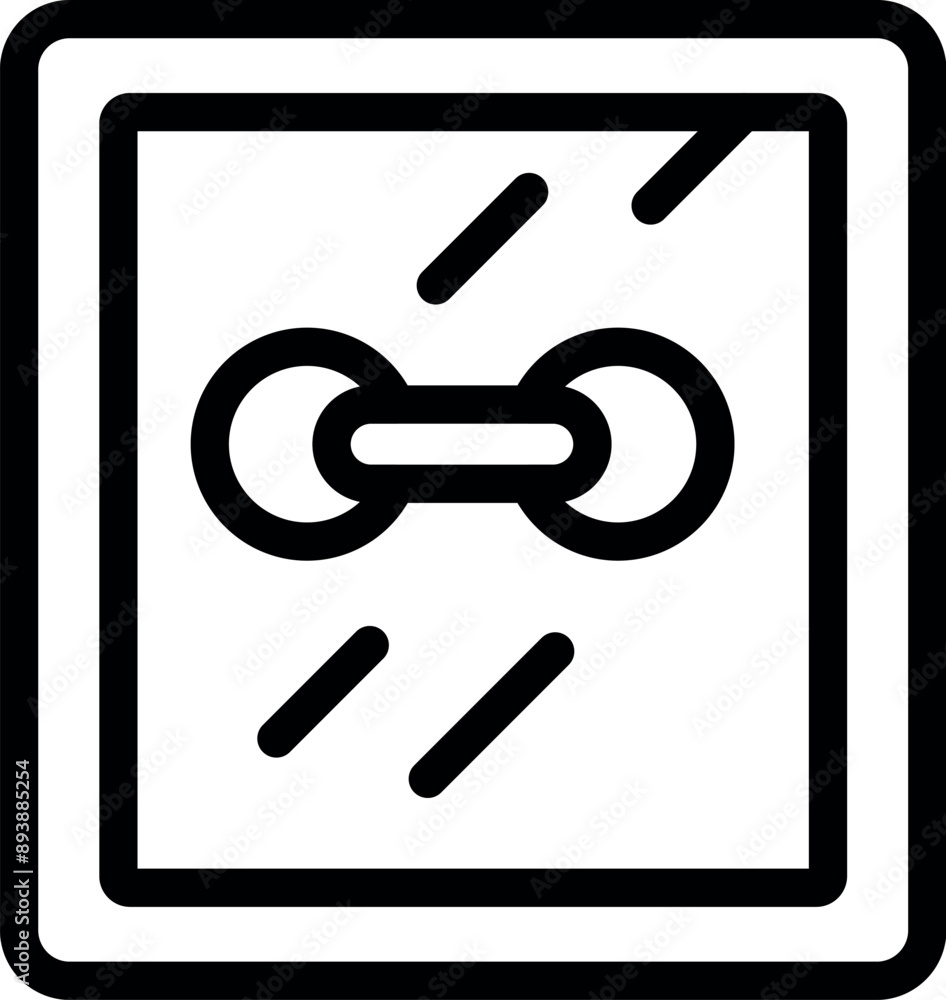 Poster blockchain network security system is protecting data with a padlock symbol, ensuring online safety