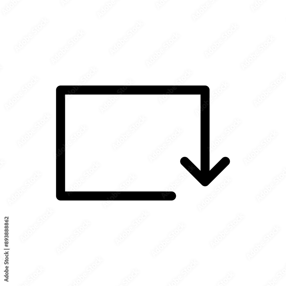 Poster rotate arrow icon . reload, repeat, recycle, refresh icons. update icon - arrow rotation square