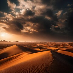 Naklejka premium sand dunes in the desert