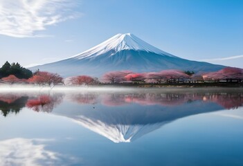 A view of Mount Fuji in Japan