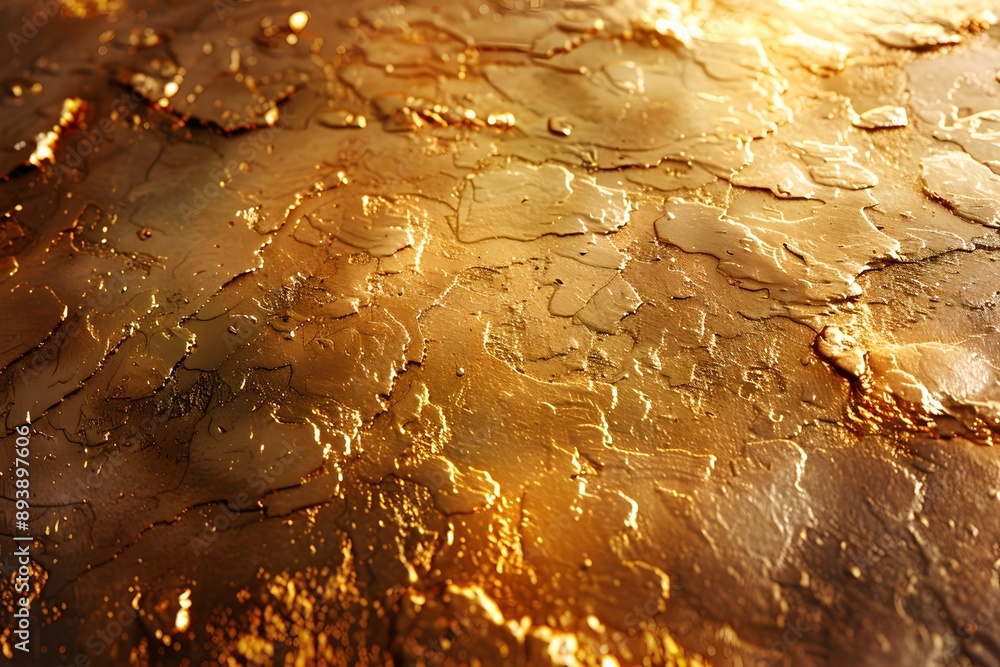 Poster stunning golden textured surface with intricate patterns and depth