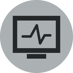 Heart Monitoring Icon Design