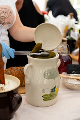 koło gospodyń wiejskich sprzedaje swoje produkty