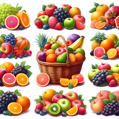 Beautiful pictures of various fruits. b(20)