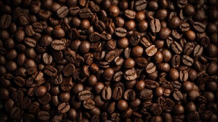 Rich coffee background with a deep, dark brown color and a smooth, velvety texture, perfect for a warm and inviting look 