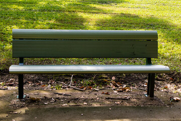 Banco de pra&ccedil;a ou jardim em Brisbane, Austr&aacute;lia