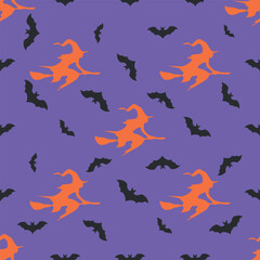 halloween seamless pattern