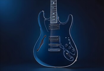 electric guitar vector illustration