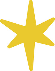 Yellow Hand Drawn Stars