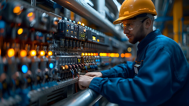 An industrial automation system leveraging Edge Computing for real-time process optimization