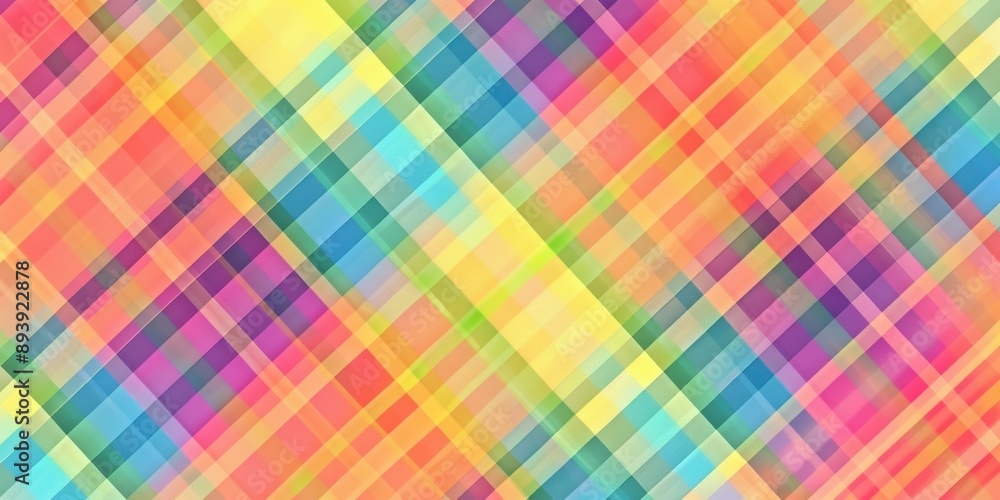 Poster this is an abstract and colorful geometric design. it features a vibrant mix of triangular shapes in