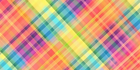 Fototapeta premium This is an abstract and colorful geometric design. It features a vibrant mix of triangular shapes in various sizes, creating a visual puzzle effect that can be customized as needed.