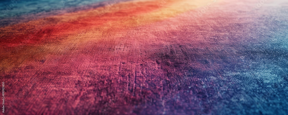 Poster abstract carpet with an ombre effect, transitioning smoothly between colors