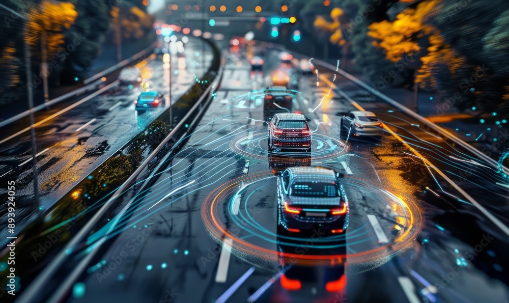 Aufkleber autonomous vehicles revolutionizing transportation with ai-driven navigation systems