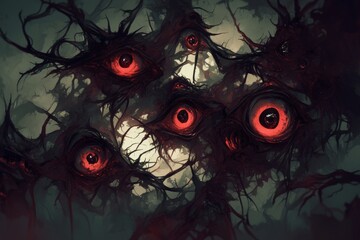 Dark abstract background for brochure design