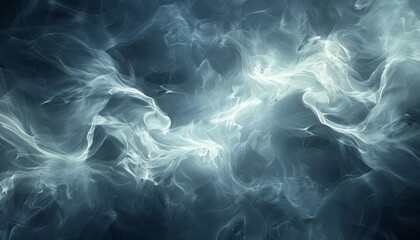 Obraz premium Abstract light wave noisy texture banner header with a dark blue, gray, white