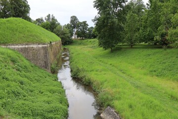 Vieux remparts de la ville, fortifications, ville de Toul, département de Meurthe et Moselle, France