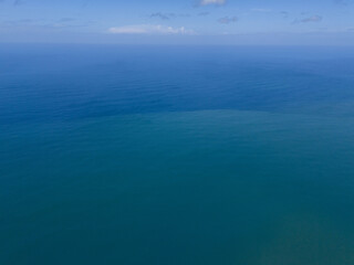 Tropical sea with horizon sky