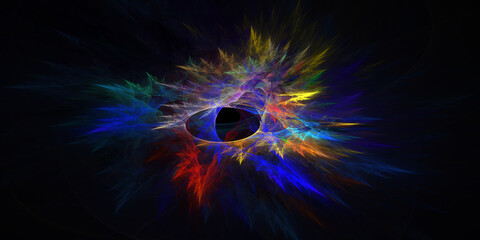 Kunstvolles komplexes fraktal Hintergrund Motiv Design f&uuml;r Website und Druckvorlage