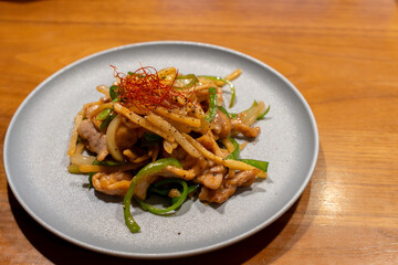 美味しい青椒肉絲