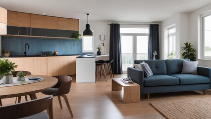 Fototapeta premium Unplug and Recharge - Cozy Minimalist Living Space