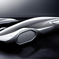 Fototapeta premium futuristic car 