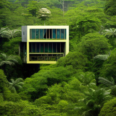 house in the mountains