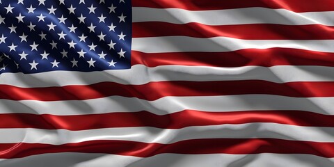 Obraz premium Close-up of the flag of the United States, focusing on the stars and stripes, isolated on a white or transparent background 