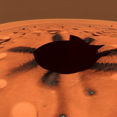 black hole on planet