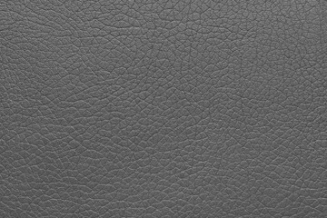 Natural, genuine gray leather texture, structure of glossy leatherette macro background