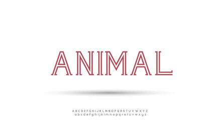 Elegant Vector Alphabet Letters Font - Classic Modern Serif Lettering for Minimal Fashion
