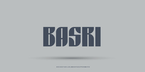 Obraz premium Elegant Vector Alphabet Letters Font - Classic Modern Serif Lettering for Minimal Fashion 