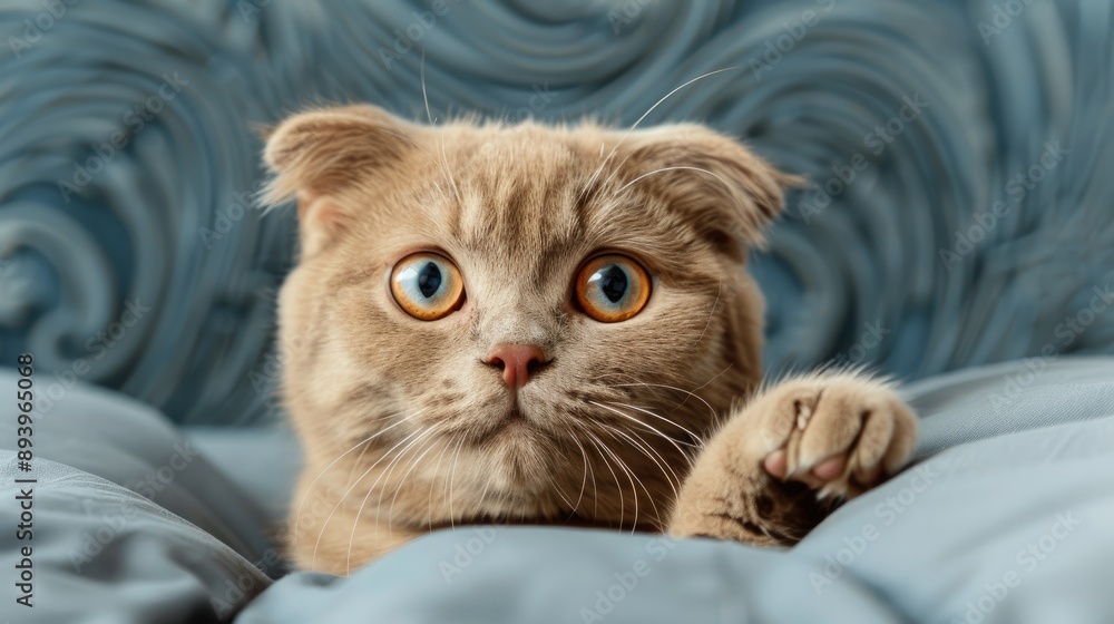 Poster upset cat emoticon with questioning expression