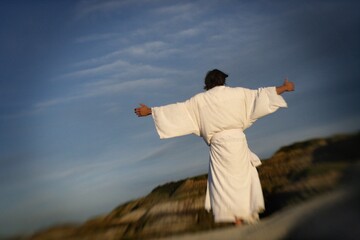 Man With Outstretched Arms