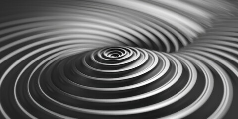 Obraz premium Abstract water ripples with a drop center.