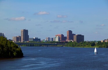 Obraz premium View Of City Across The River