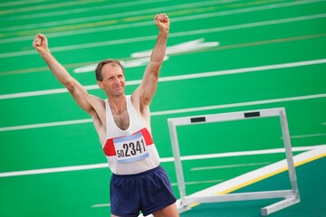 Athlete Celebrating Victory