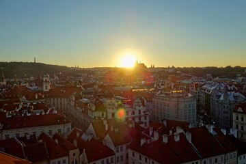 Prague, the capital of the Czech Republic, is a rustic Eastern European city on the banks of the Vltava River