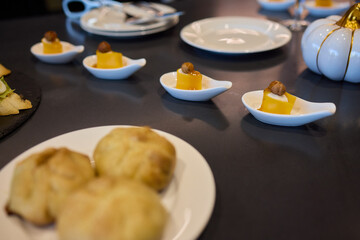 Enjoy an Elegant Brunch featuring a delectable assortment of Sandwiches and Desserts