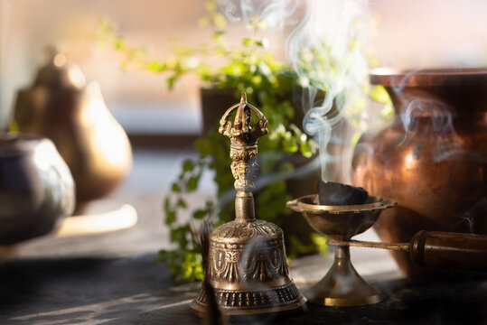 Bell and frankincense - spiritual 