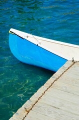 Obraz premium Canoe At Pier