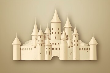 Obraz premium castle made by midjourney