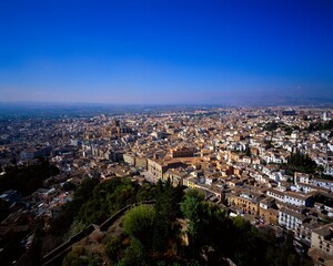 View Of The Spanish City Of Grenada, Seen From The Alhamba Palace