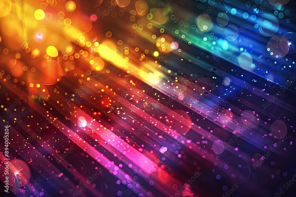 Poster abstract colorful background with light. perfect for a vibrant and dynamic design.