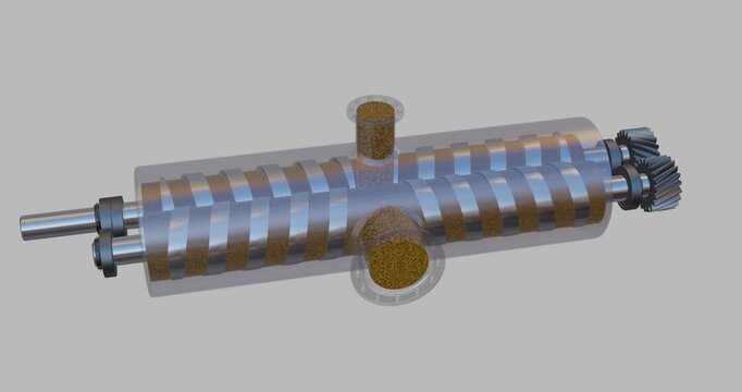 Lubrication system, oil pump animation, hydraulic pumping machine, lube oil system