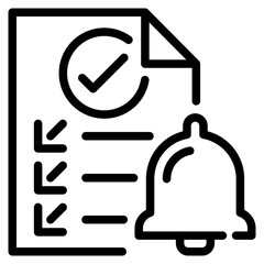 Obraz premium Reminder Icon